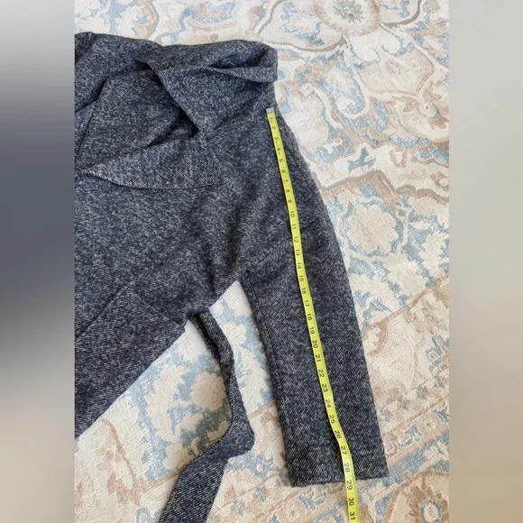 7 for all mankind Women Blue Belted Jacket Wool Blend size S - Picture 10 of 10